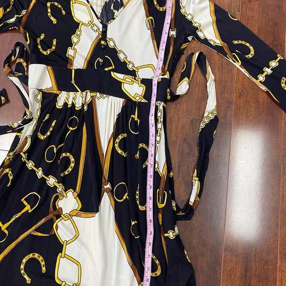 Tibi Silk Mini with Chain and Horseshoe Pattern - Picture 8 of 9